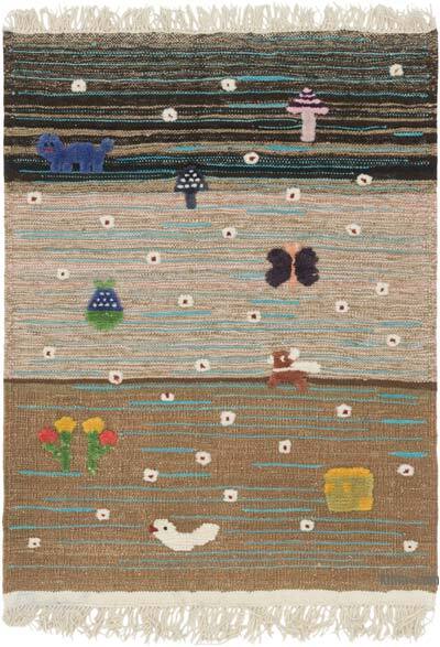 Nueva Alfombra Turca Kilim - 87 cm x 115 cm