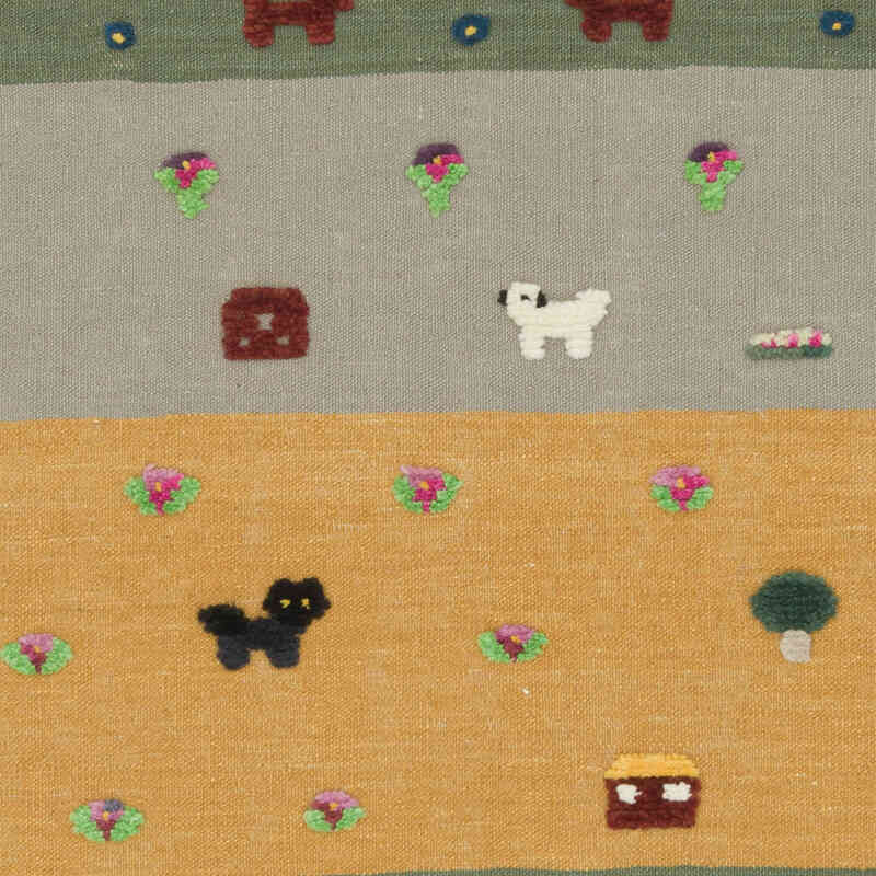 Yeni Kök Boya El Dokuma Kilim - 92 cm x 134 cm - K0083568