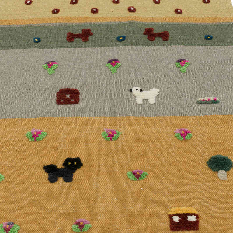 Yeni Kök Boya El Dokuma Kilim - 92 cm x 134 cm - K0083568