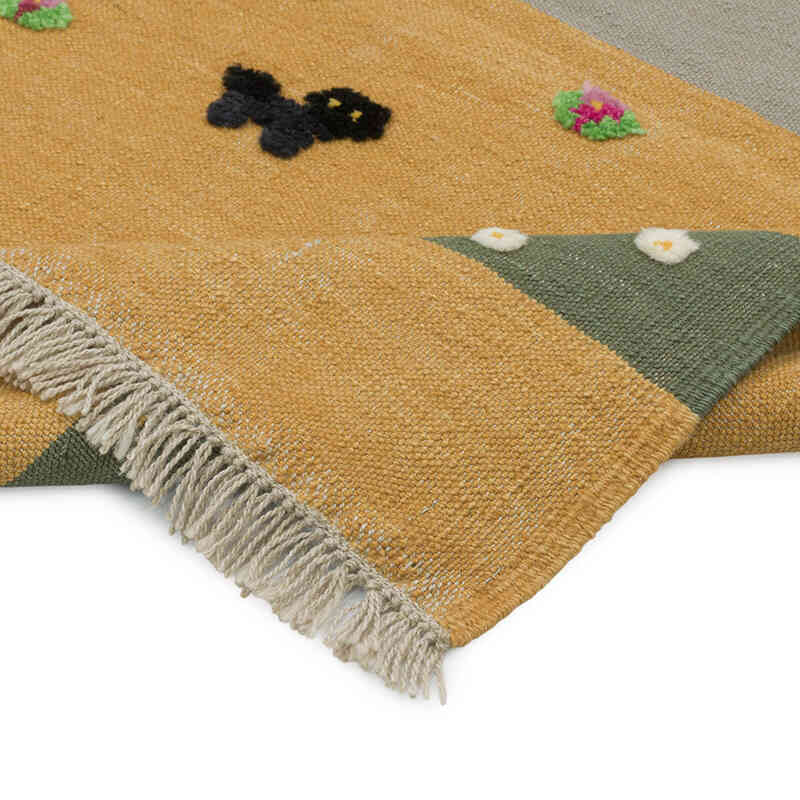 Yeni Kök Boya El Dokuma Kilim - 92 cm x 134 cm - K0083568
