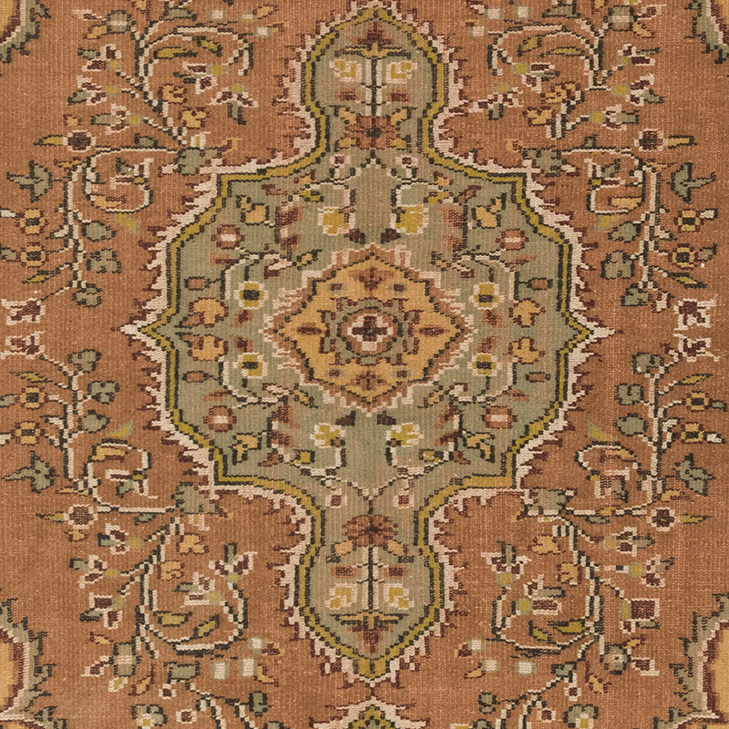 Vintage Turkish Hand-Knotted Rug - 5' 11" x 9' 10" (71" x 118") - K0083572