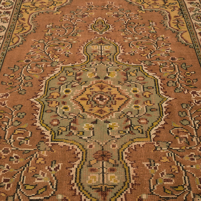 Vintage Turkish Hand-Knotted Rug - 5' 11" x 9' 10" (71" x 118") - K0083572
