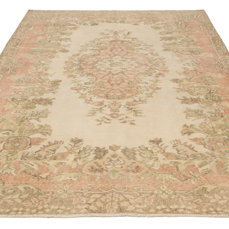 Alfombra Vintage Turca Anudada a Mano - 170 cm x 283 cm - K0083573