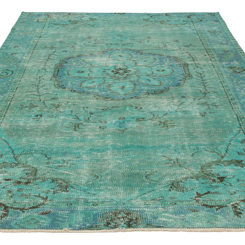 Alfombra Turca Vintage Sobre-teñida - 168 cm x 269 cm - K0083575