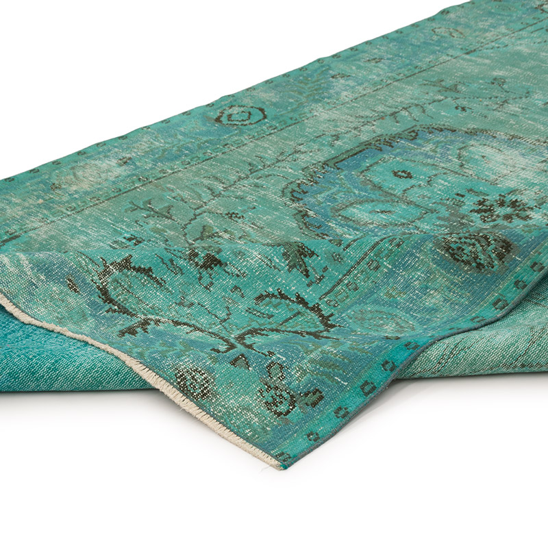 Alfombra Turca Vintage Sobre-teñida - 168 cm x 269 cm - K0083575