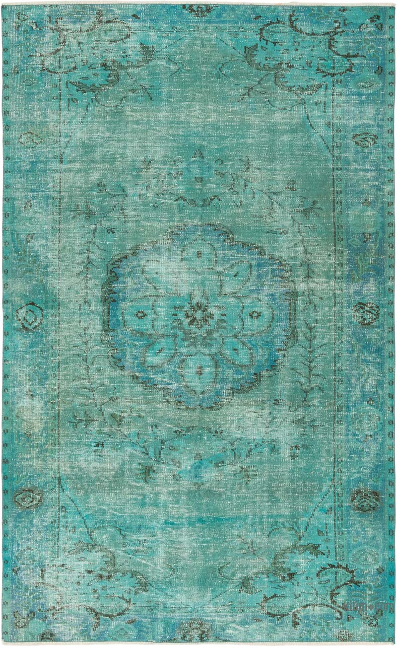 Alfombra Turca Vintage Sobre-teñida - 168 cm x 269 cm - K0083575