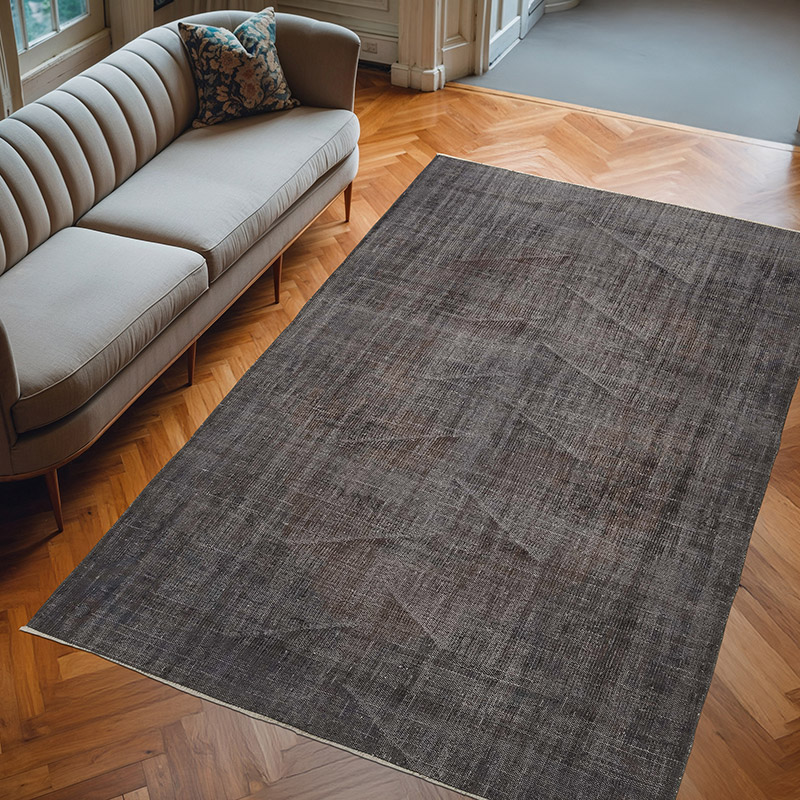 Alfombra Turca Vintage Sobre-teñida - 178 cm x 271 cm - K0083577
