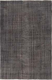 Over-dyed Vintage Hand-Knotted Turkish Rug - 6' 5" x 9' 8" (77" x 116")