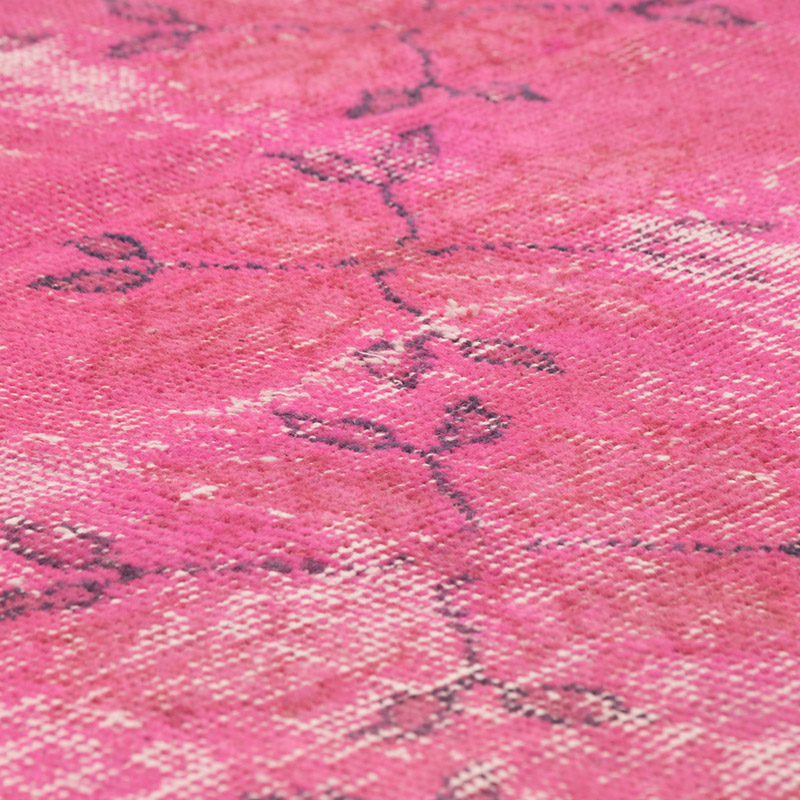 Over-dyed Vintage Hand-Knotted Turkish Rug - 6' 7" x 9' 11" (79" x 119") - K0083579