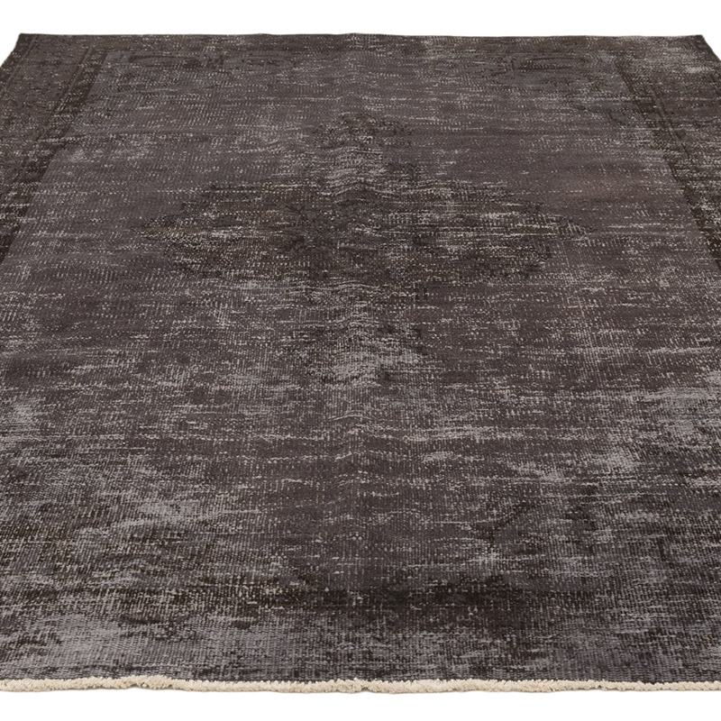 Over-dyed Vintage Hand-Knotted Turkish Rug - 5' 6" x 8' 6" (66" x 102") - K0083580