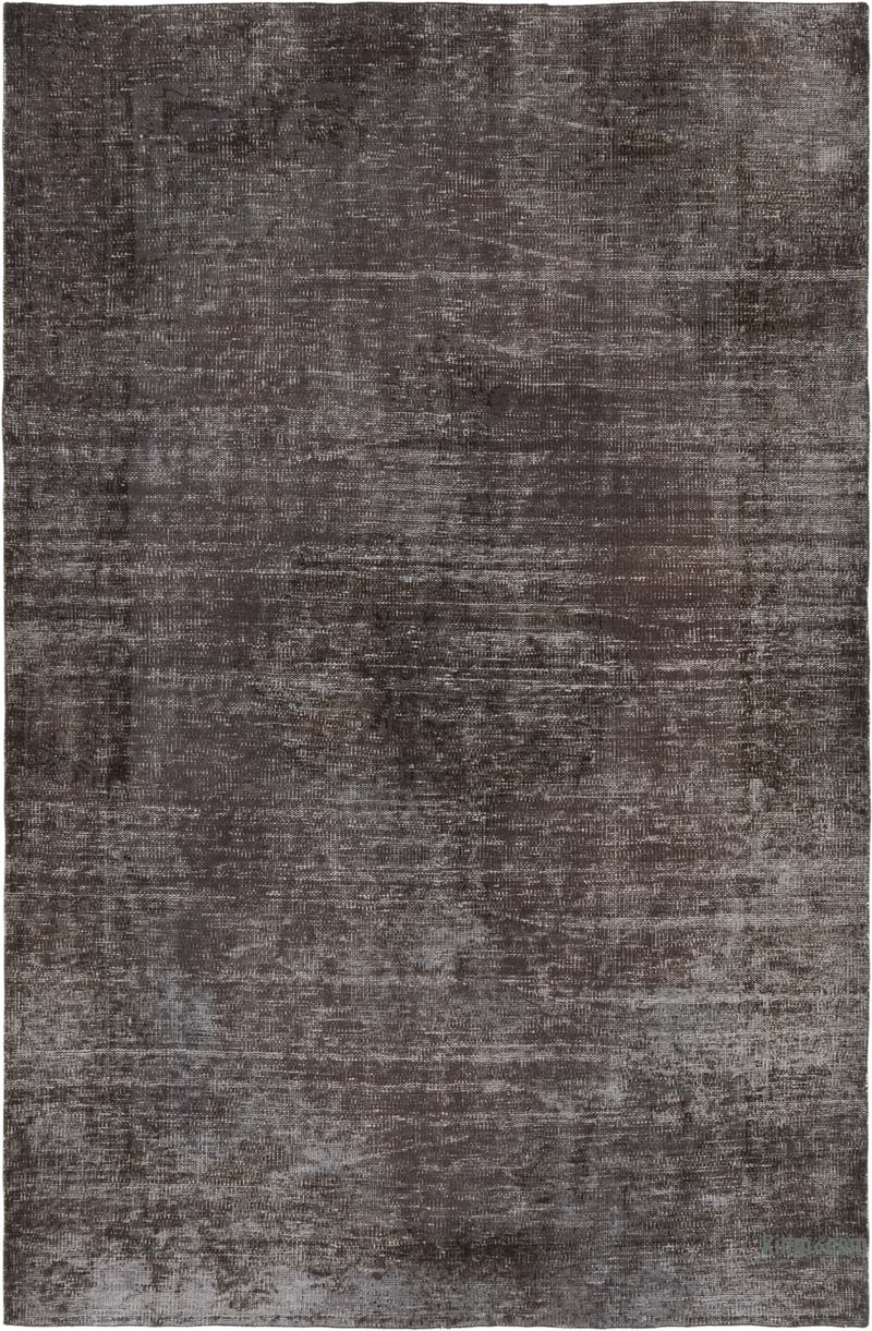 Over-dyed Vintage Hand-Knotted Turkish Rug - 5' 6" x 8' 6" (66" x 102") - K0083580