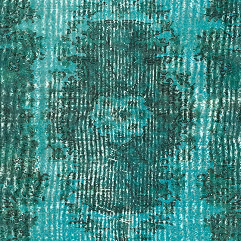 Over-dyed Vintage Hand-Knotted Turkish Rug - 3' 11" x 6' 8" (47" x 80") - K0083581
