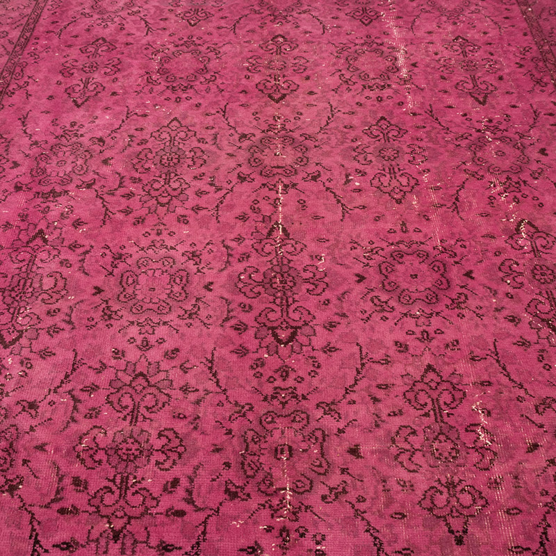 Alfombra Turca Vintage Sobre-teñida - 206 cm x 306 cm - K0083583