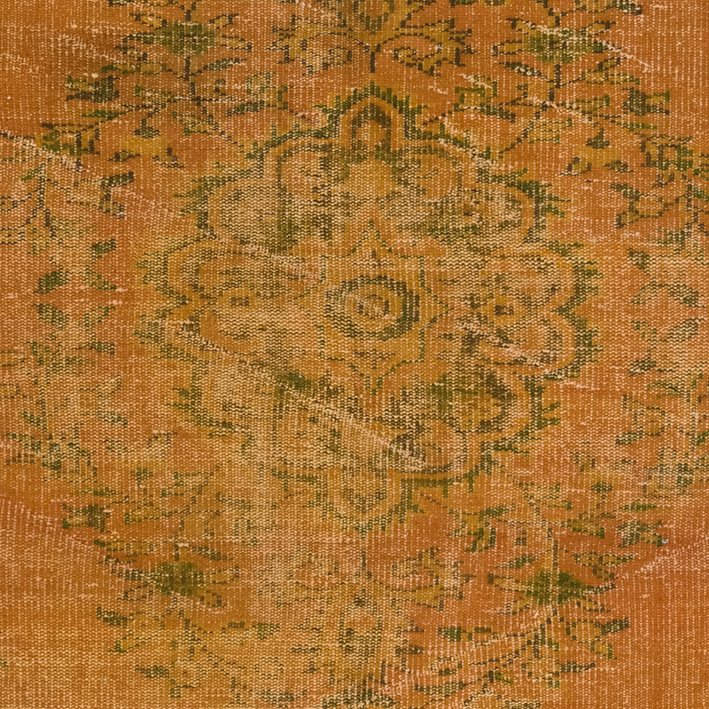 Over-dyed Vintage Hand-Knotted Turkish Rug - 5' 3" x 8' 8" (63" x 104") - K0083586