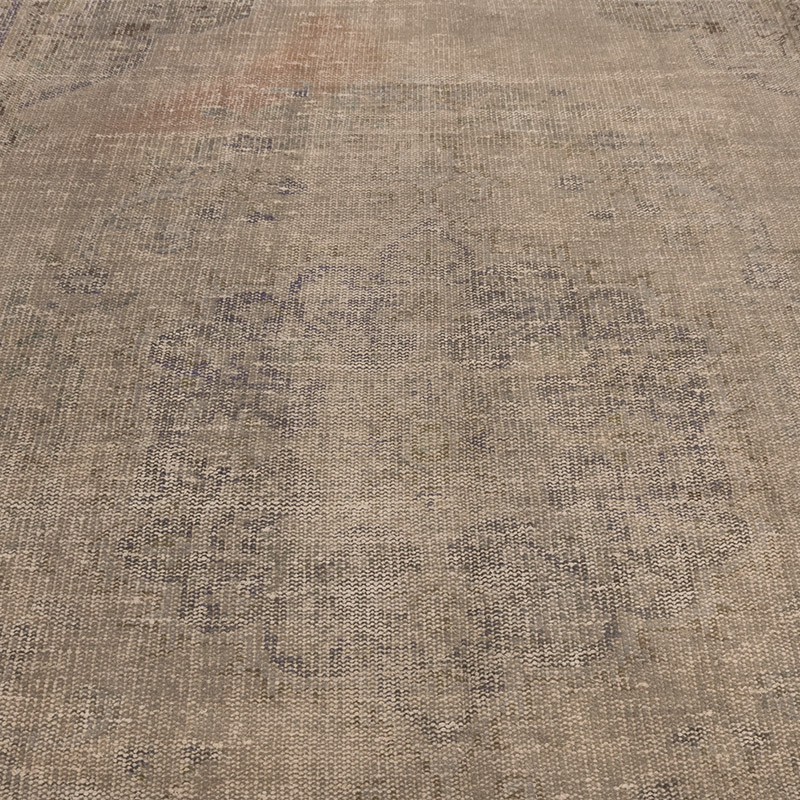 Over-dyed Vintage Hand-Knotted Turkish Rug - 5' 8" x 8' 7" (68" x 103") - K0083590