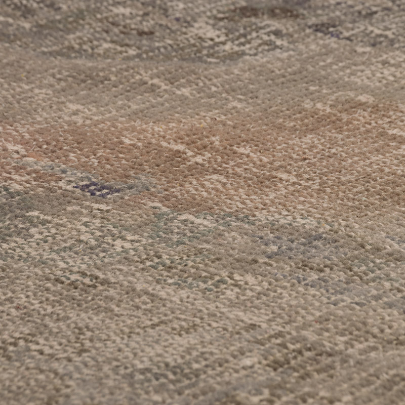 Over-dyed Vintage Hand-Knotted Turkish Rug - 5' 8" x 8' 7" (68" x 103") - K0083590