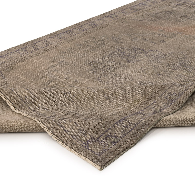 Over-dyed Vintage Hand-Knotted Turkish Rug - 5' 8" x 8' 7" (68" x 103") - K0083590