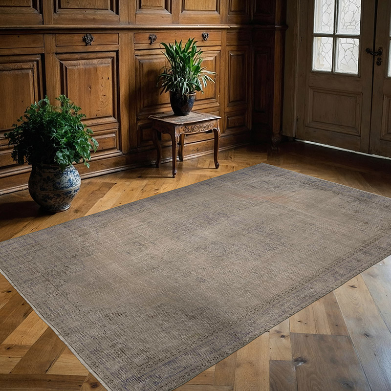 Alfombra Turca Vintage Sobre-teñida - 173 cm x 262 cm - K0083590