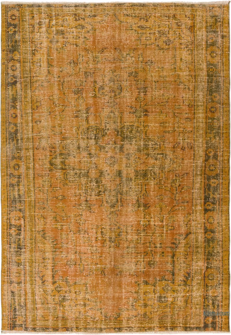 Alfombra Turca Vintage Sobre-teñida - 172 cm x 244 cm - K0083593