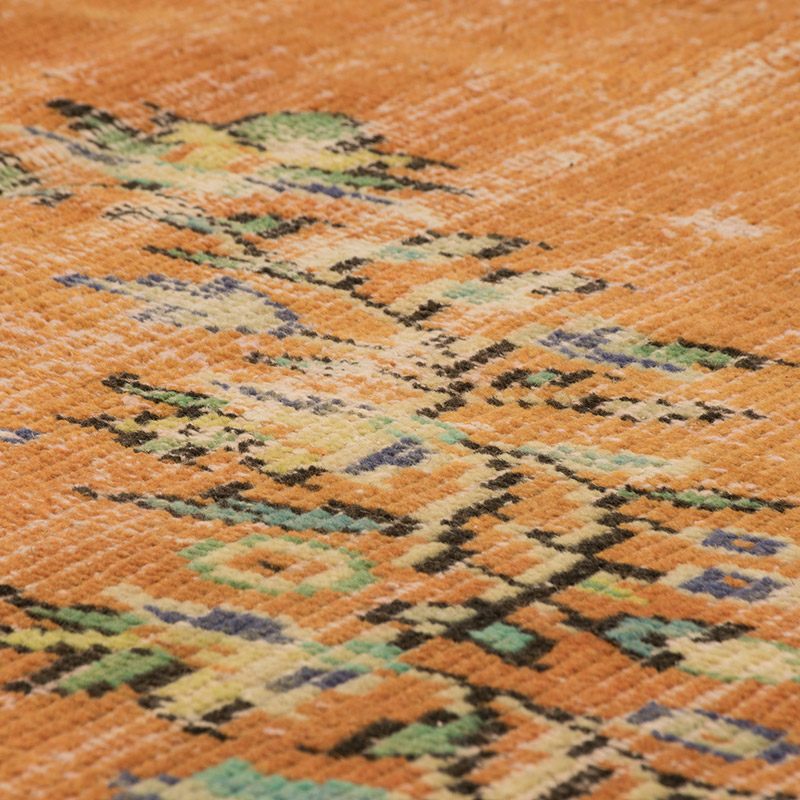 Alfombra Vintage Turca Anudada a Mano - 158 cm x 224 cm - K0083595
