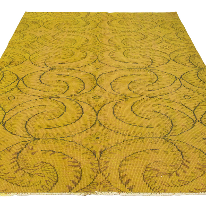 Alfombra Turca Vintage Sobre-teñida - 161 cm x 250 cm - K0083596