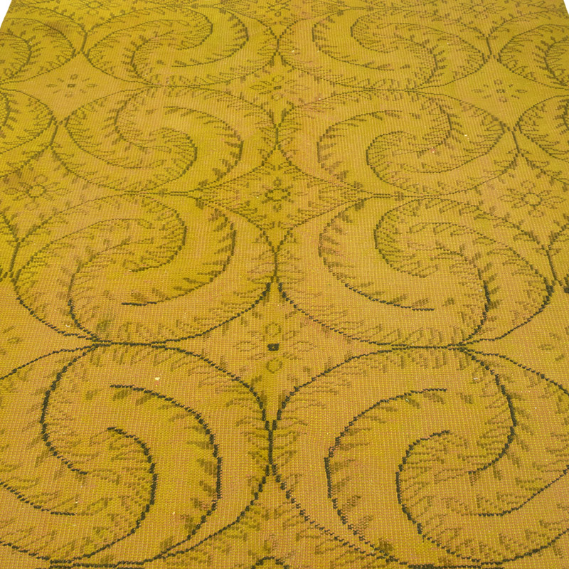 Alfombra Turca Vintage Sobre-teñida - 161 cm x 250 cm - K0083596