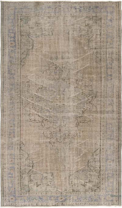 Alfombra Turca Vintage Sobre-teñida - 166 cm x 282 cm