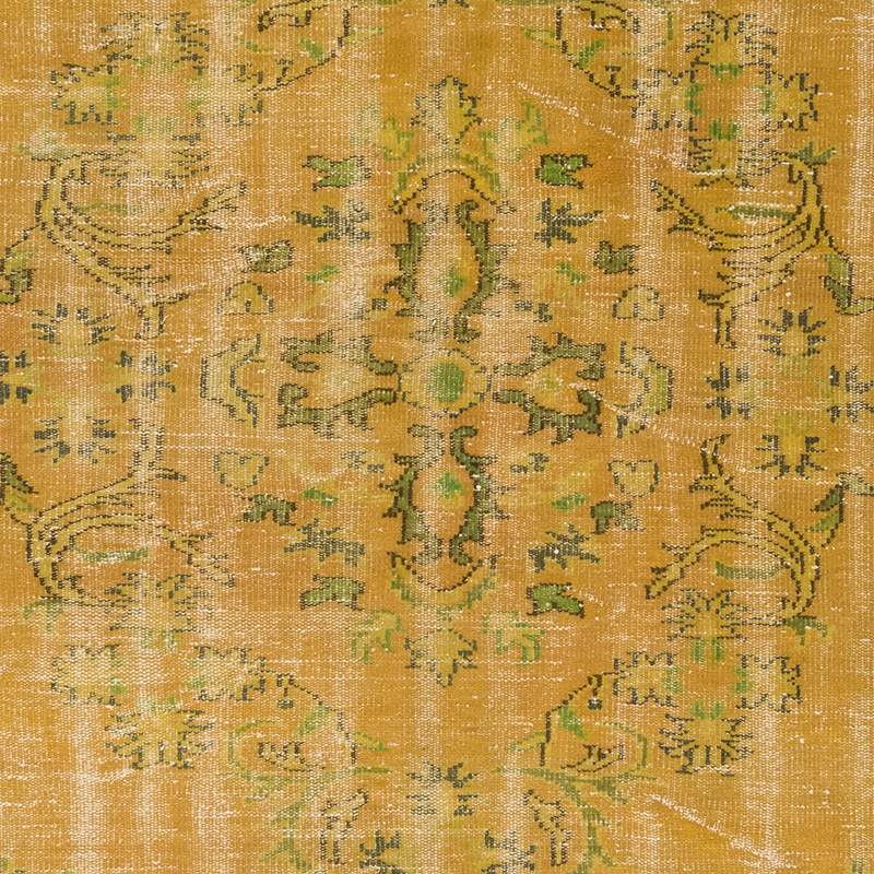Alfombra Turca Vintage Sobre-teñida - 183 cm x 296 cm - K0083598