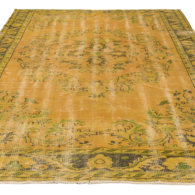 Alfombra Turca Vintage Sobre-teñida - 183 cm x 296 cm - K0083598