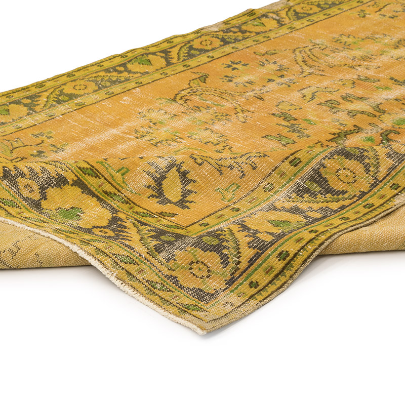 Alfombra Turca Vintage Sobre-teñida - 183 cm x 296 cm - K0083598