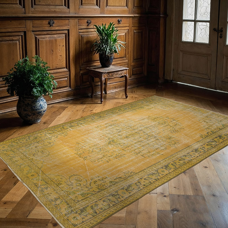 Boyali El Dokuma Vintage Hali - 164 cm x 260 cm - K0083599