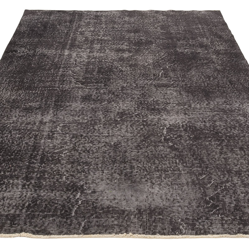 Over-dyed Vintage Hand-Knotted Turkish Rug - 4' 9" x 8'  (57" x 96") - K0083603