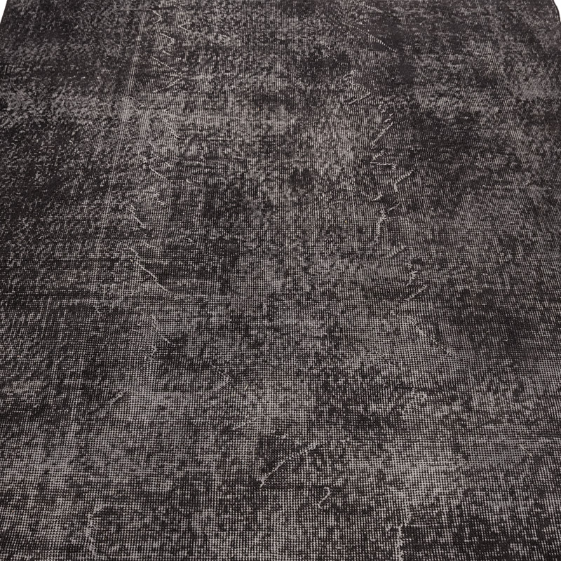 Over-dyed Vintage Hand-Knotted Turkish Rug - 4' 9" x 8'  (57" x 96") - K0083603