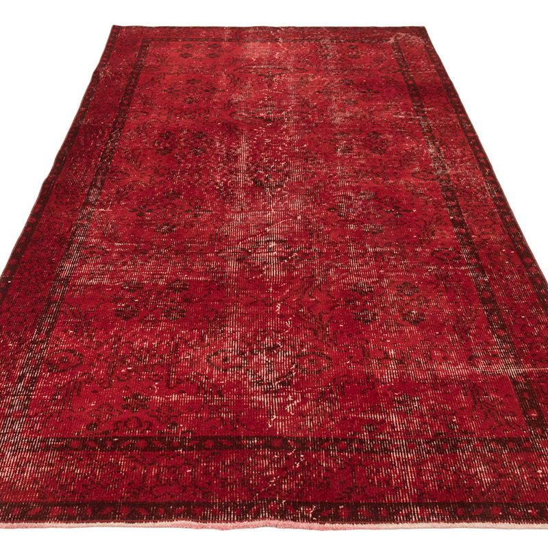 Boyali El Dokuma Vintage Hali - 120 cm x 214 cm - K0083608