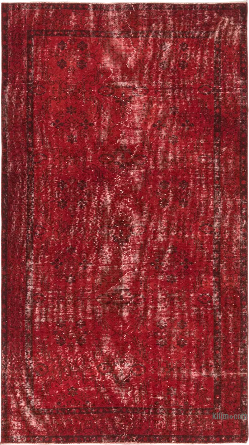 Boyali El Dokuma Vintage Hali - 120 cm x 214 cm - K0083608
