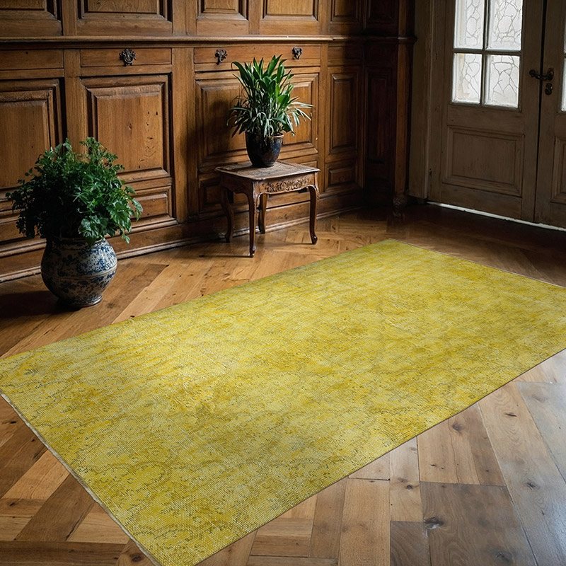 Boyali El Dokuma Vintage Hali - 145 cm x 248 cm - K0083610