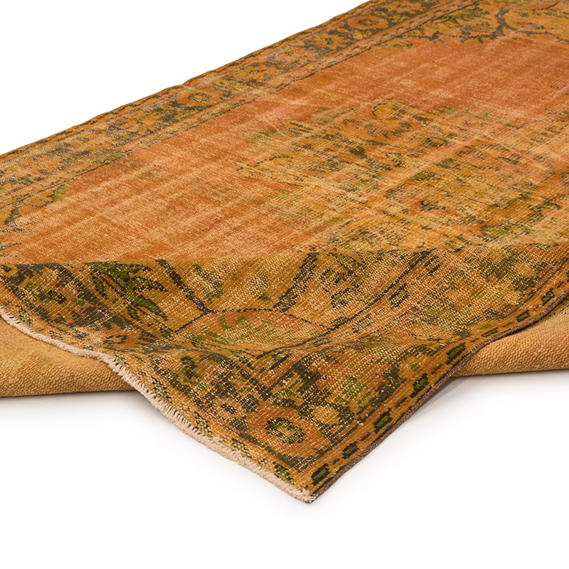 Alfombra Turca Vintage Sobre-teñida - 191 cm x 291 cm - K0083611