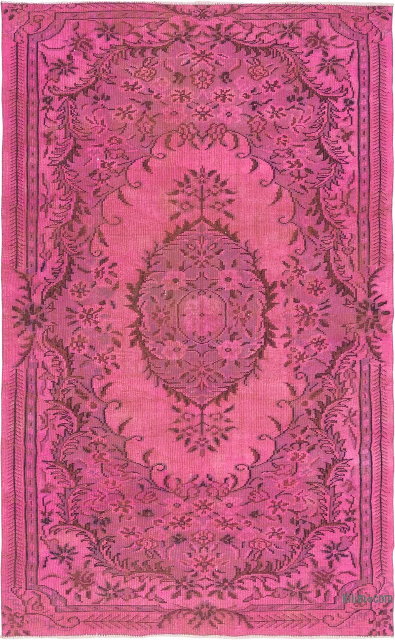 Alfombra Turca Vintage Sobre-teñida - 177 cm x 288 cm - K0083615