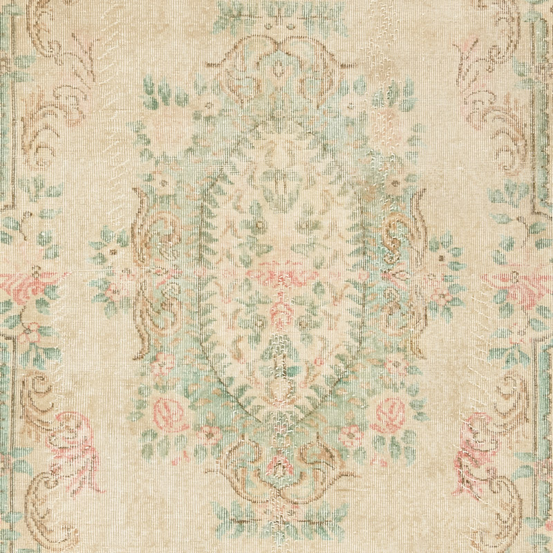 Vintage Turkish Hand-Knotted Rug - 5' 7" x 9' 3" (67" x 111") - K0083617
