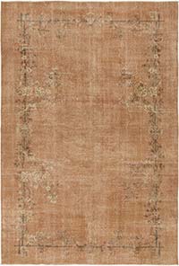 Vintage Turkish Hand-Knotted Rug - 6' 11" x 10' 3" (83" x 123")