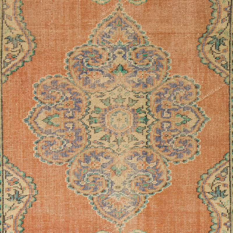 Vintage Turkish Hand-Knotted Rug - 6' 1" x 9' 8" (73" x 116") - K0083620
