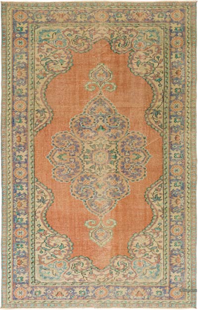 Alfombra Vintage Turca Anudada a Mano - 185 cm x 295 cm