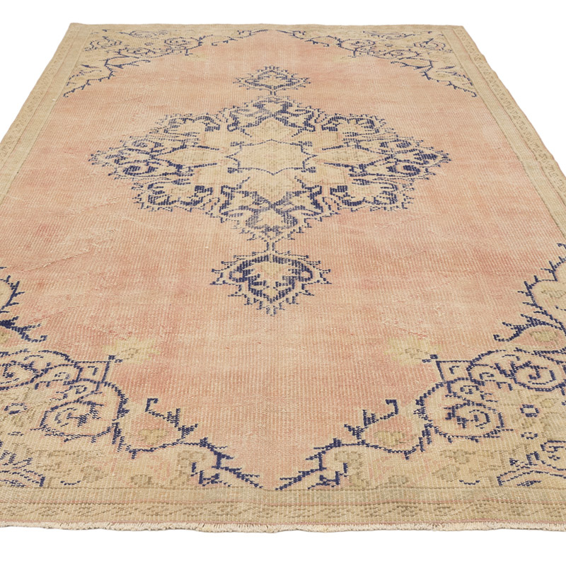 Alfombra Vintage Turca Anudada a Mano - 170 cm x 279 cm - K0083622