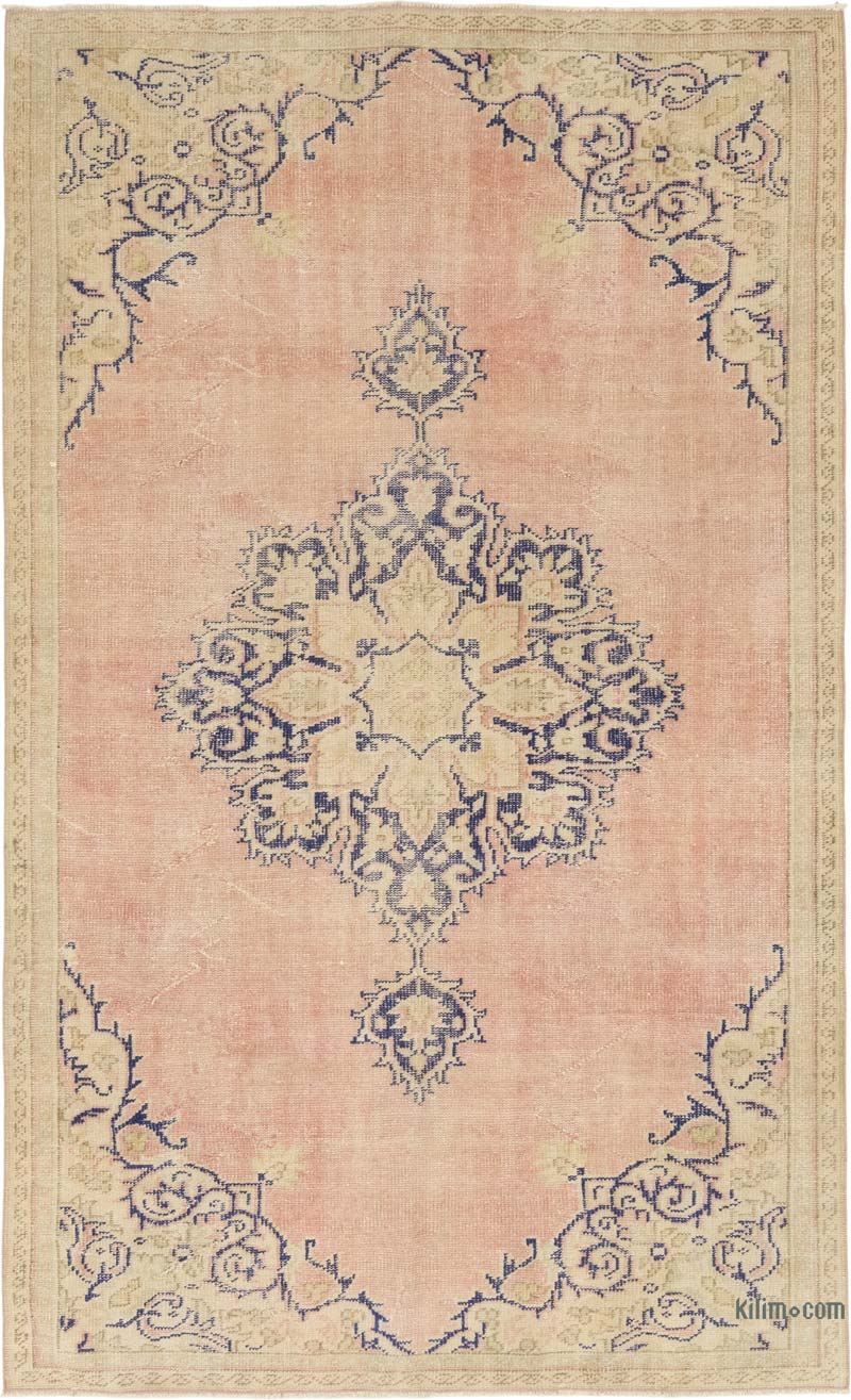 Alfombra Vintage Turca Anudada a Mano - 170 cm x 279 cm - K0083622