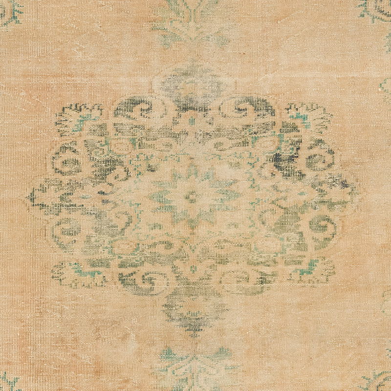 Vintage Turkish Hand-Knotted Rug - 6' 6" x 9'  (78" x 108") - K0083623