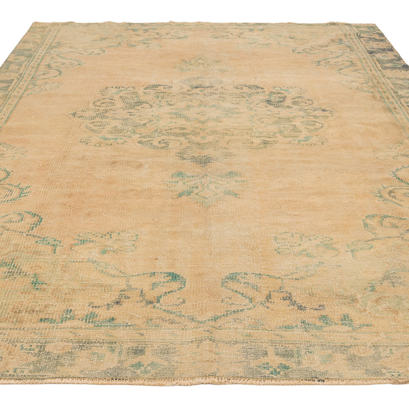 Vintage Turkish Hand-Knotted Rug - 6' 6" x 9'  (78" x 108") - K0083623