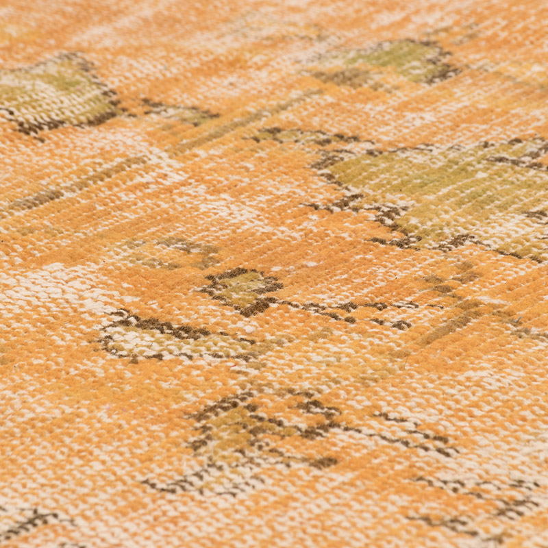 Over-dyed Vintage Hand-Knotted Turkish Rug - 6' 2" x 9' 3" (74" x 111") - K0083625
