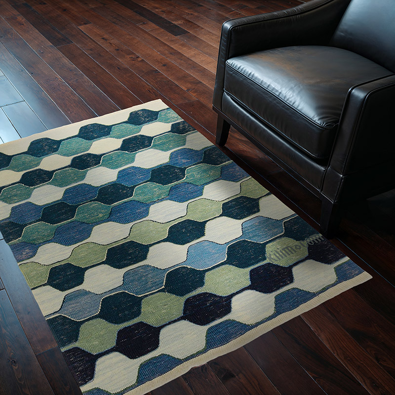 Yeni Kök Boya El Dokuma Kilim - 98 cm x 141 cm - K0083637
