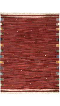 New Handwoven Turkish Kilim Rug - 6' 9" x 8' 8" (81" x 104")