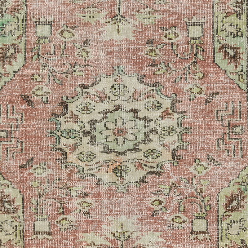Vintage Turkish Hand-Knotted Rug - 5' 7" x 8' 4" (67" x 100") - K0083650
